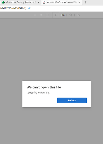Cannot Open PDF.